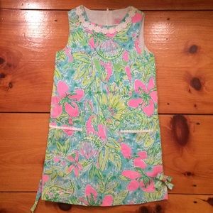 Girls Lilly Pulitzer Patterned Shift Dress